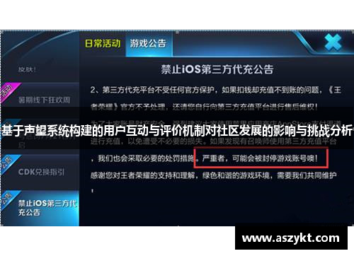 基于声望系统构建的用户互动与评价机制对社区发展的影响与挑战分析